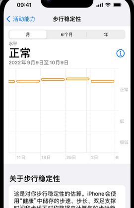 方城iPhone手机维修如何在iPhone开启'步行稳定性通知'