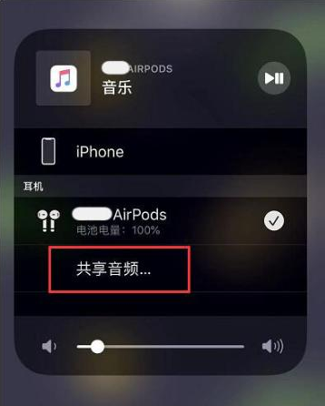 方城苹果14音频维修点分享iPhone14音频共享设置方法 