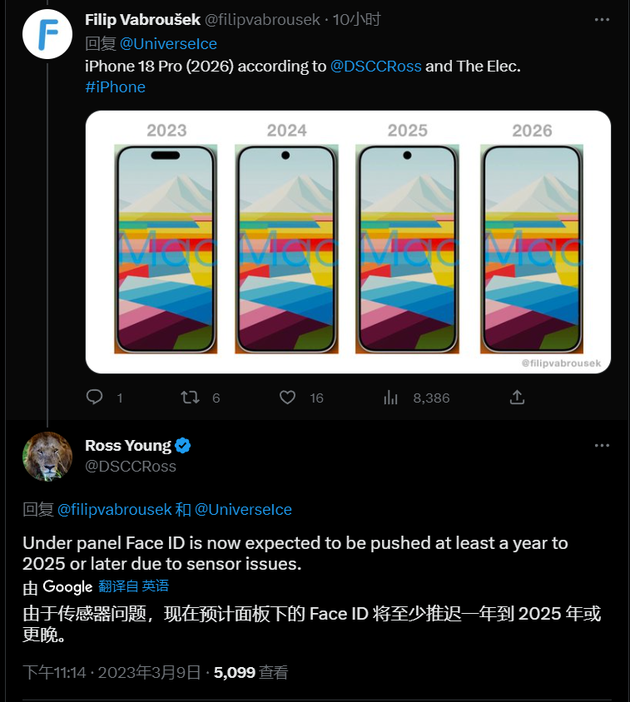 方城苹果手机维修分享:屏下Face ID有什么优势？iPhone何时会有屏下Face ID？ 