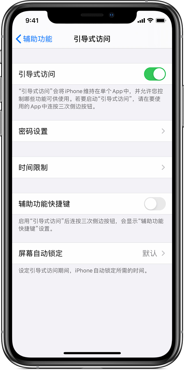 方城苹果手机维修分享如何在 iPhone 上退出引导式访问 