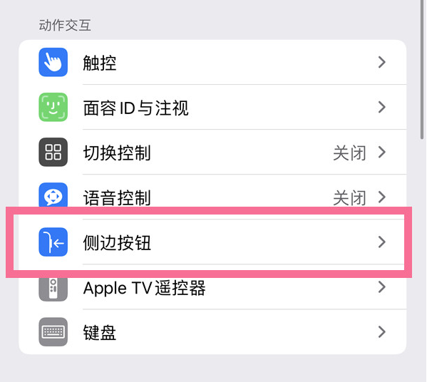 方城苹果14维修店分享iPhone14 Plus侧键双击下载功能关闭方法 