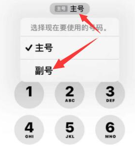 方城苹果14维修店分享iPhone 14 Pro Max使用副卡打电话的方法 