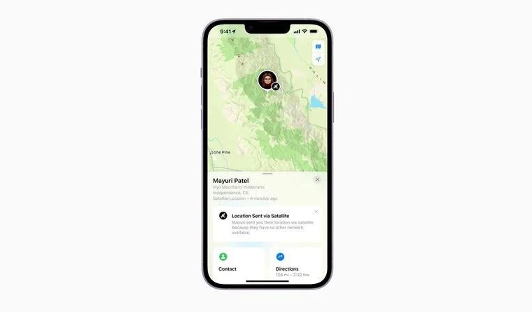 方城苹果14维修分享iPhone14系列中 FindMy功能通过卫星分享位置方法教程 