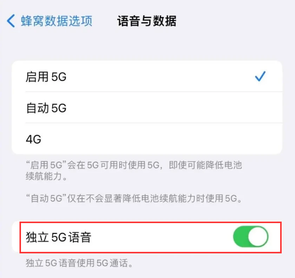 方城苹果14维修分享iPhone 14 Pro如何开启VoNR 