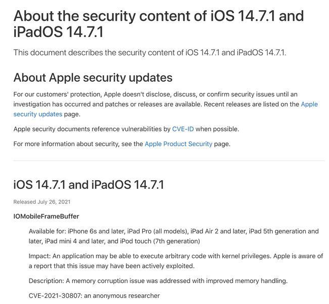 方城苹果手机维修分享iOS 14.7.1 正式版更新内容及升级方法 
