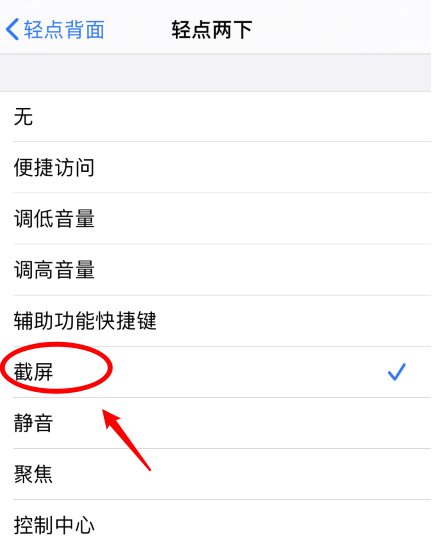 方城苹果手机维修分享iPhone12如何启用双击截屏 